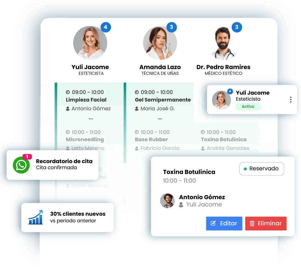 Imagen de un doctor usando CitaPro para gestionar sus citas