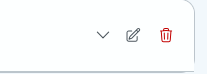 Webhook actions with the Delete button