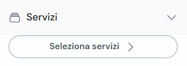 Filtro per servizi con pulsante Seleziona servizi